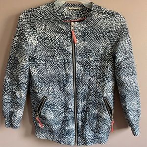 Women long sleeve printed jacket/coat/outwear